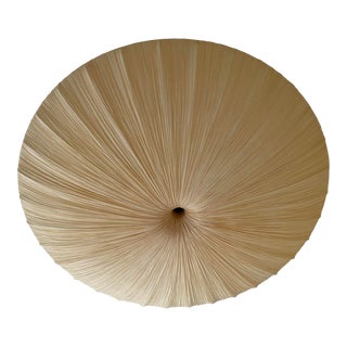Contemporary Silk Over Metal "Stand By" Pendant Lamp by Aqua Creations For Sale