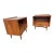 Mid-Century Modern Broyhill Sculptra Walnut Nightstands - Set of 2 - Refinished! For Sale