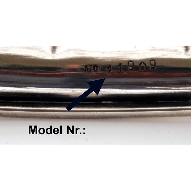 Silver Art Nouveau Silver Jardinière with Cut Glass Liner from Bruckmann & Sons., Germany, 1890s For Sale - Image 8 of 9