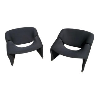 Mid Century Pierre Paulin Model F580 Chairs- A Pair For Sale