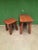 Vintage Brutalist Style Oak Side Tables, 1970s, Set of 2 For Sale - Image 4 of 8