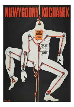 Vintage Niewygodny Kochane Poster, 1973