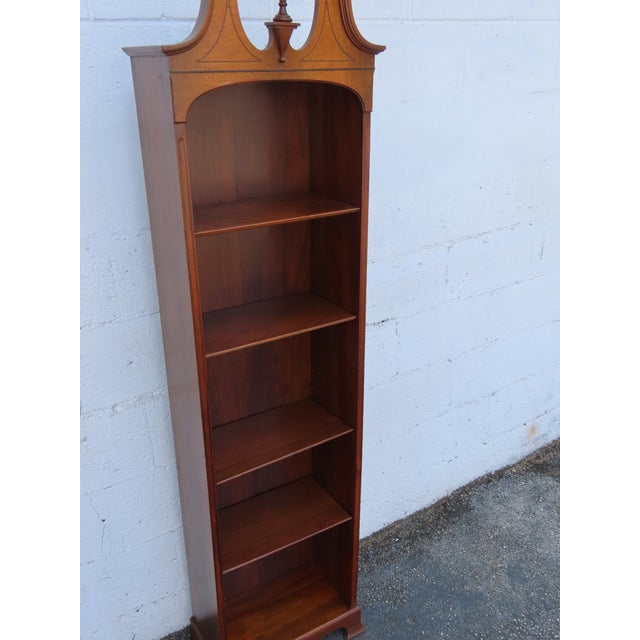 Early 1900s Rockford Tall Narrow Bookcase Display Shelving Cabinet 6357 For Sale - Image 11 of 18