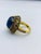 Gemstone Bochic "Orient" Vintage Diamond, Sapphire & Multi Gem Ring Set 18K Gold & Silver For Sale - Image 7 of 18