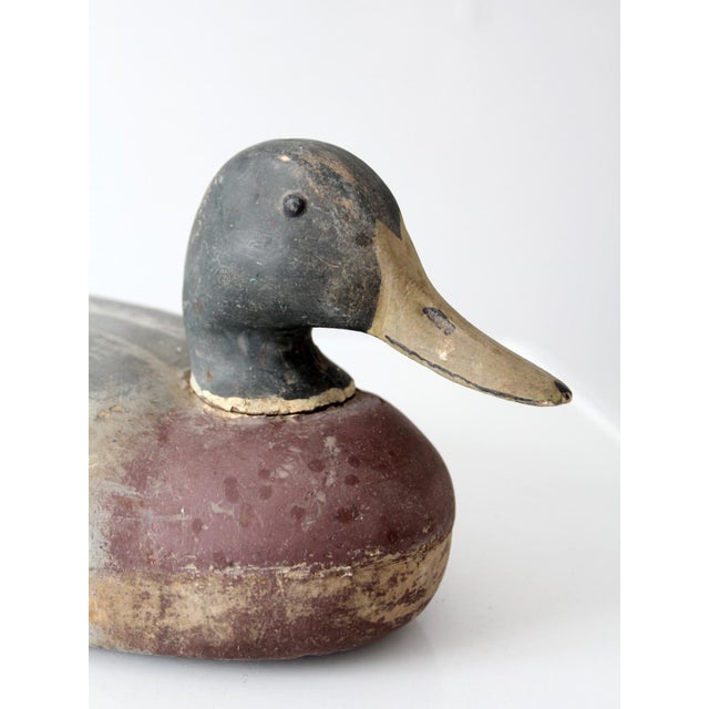Plastic Vintage Mallard Duck Decoy by Decoys Unlimited For Sale - Image 7 of 16