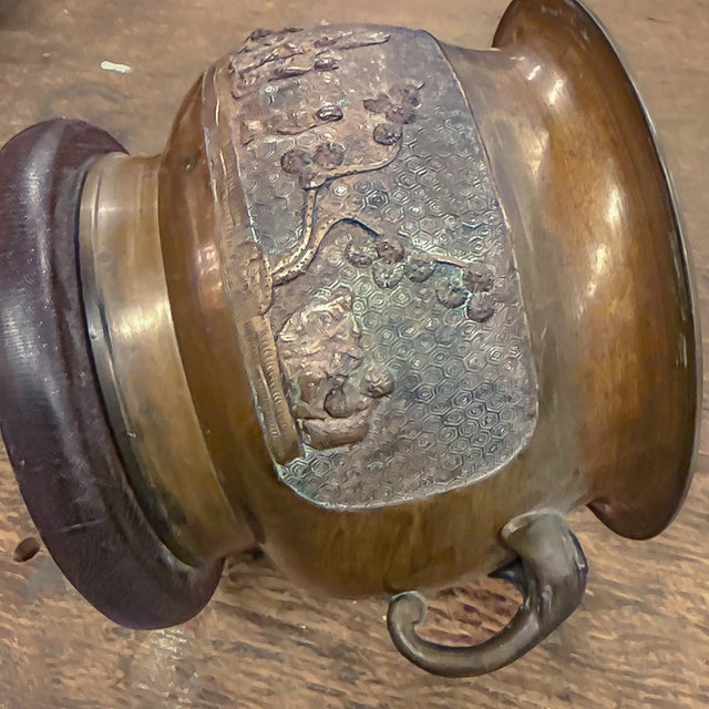 Japanese Showa Period Bronze Planter For Sale - Image 9 of 12