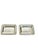 Vintage Matched Pair of Petite French Silver Plate Calling Card Trays With Shell Detailing For Sale - Image 4 of 13