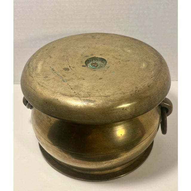19th Century Qing Dynasty Chinese Bronze Twin Handle Censer Incense Burner 8” Diameter For Sale In Los Angeles - Image 6 of 9