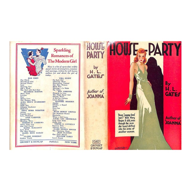 "House-Party" Book 1932 Gates, H.L. For Sale