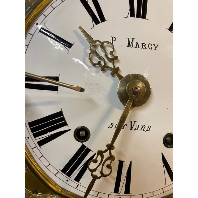 Brown 19th Century French Comtoise Grandfather Clock For Sale - Image 8 of 10