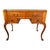 A charming vintage Queen Anne style writing desk or vanity desk featuring a warm featuring beautifully figured wood grain...