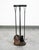 Stylish Mid-Century Modern fireplace set of wrought iron fireplace tools. Includes a stand, three fireplace tools (shovel,...
