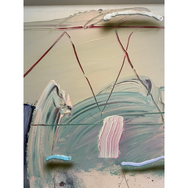 Abstract Original Havard Abstract Impasto Painting on Canvas - "Navajo Ground" For Sale - Image 3 of 14