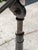 Metal Antique Industrial Cast Iron Adjustable Pedestal Base Drafting Artist Table For Sale - Image 7 of 15