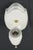 Mid 20th Century Restored Traditional White Porcelain Wall Sconce For Sale - Image 4 of 8