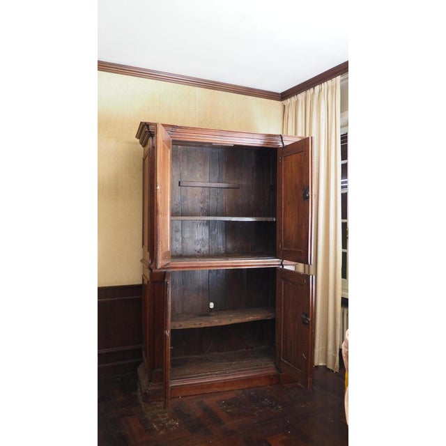 Antique 17th Century Cabinet in Walnut For Sale - Image 16 of 17