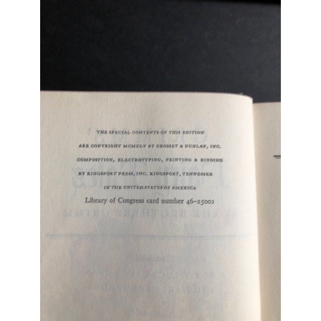 1945 Children's Classic Book - Grimm's Fairy Tales Hardcover, Illustrated For Sale - Image 4 of 6