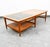 1960s Mid Century Modern Coffee Table Heritage Shelf Tile Walnut Wood Wide Vintage MCM For Sale - Image 5 of 12
