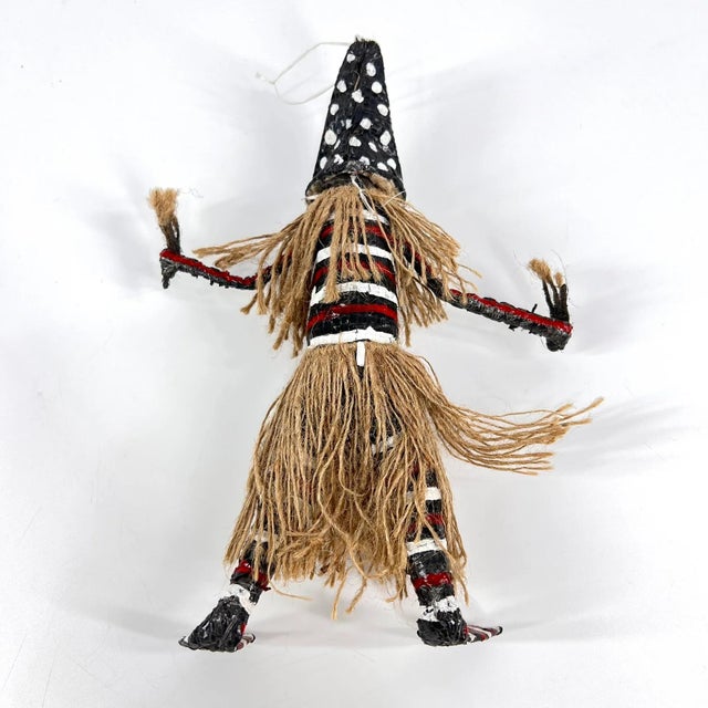 Early 20th Century Makishi Painted African Doll For Sale - Image 4 of 7