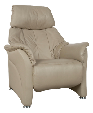 Himolla Cumuly 4215 Leather Armchair Beige Cream with Manual Reclining Function