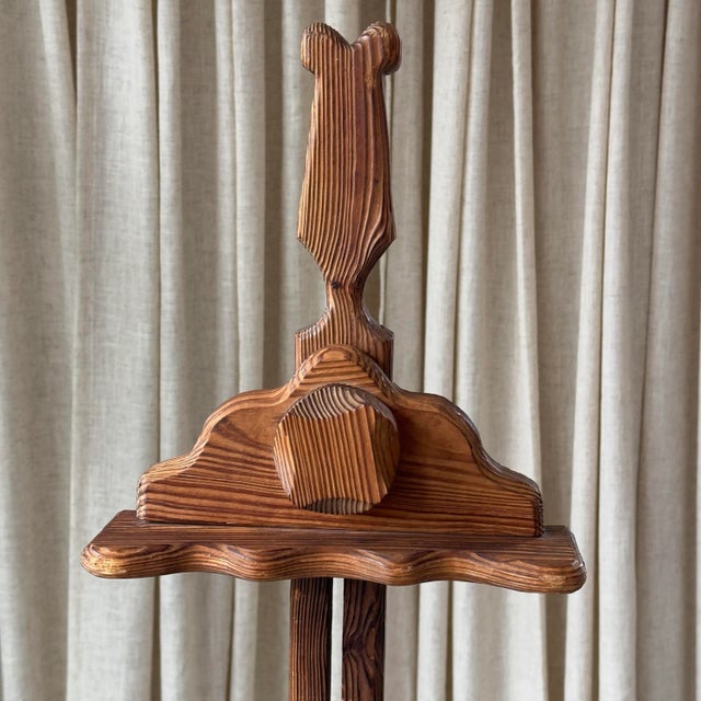 1970s Witco Carved Wood Artist's Easel For Sale In Seattle - Image 6 of 12