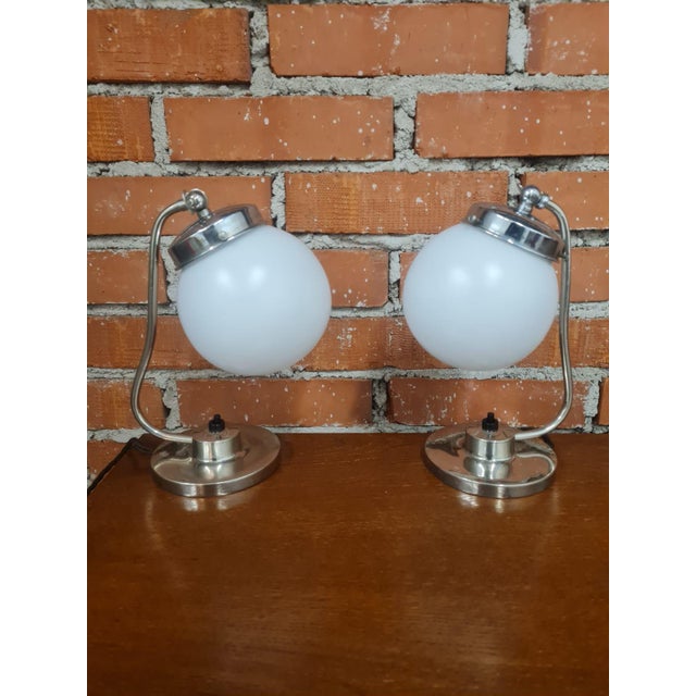 Bauhaus Table Lamps, Set of 2 For Sale - Image 12 of 12