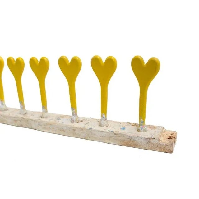 Petite Yellow Hearts Lollipop Size Strand For Sale - Image 9 of 10