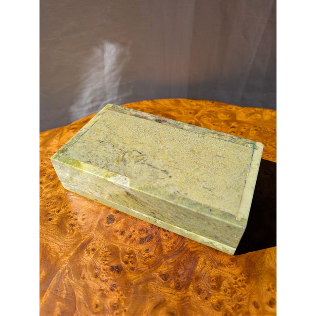 Antique Italian Green Marble Trinket Box from Henry Griffith & Sons, 1890s For Sale - Image 11 of 14