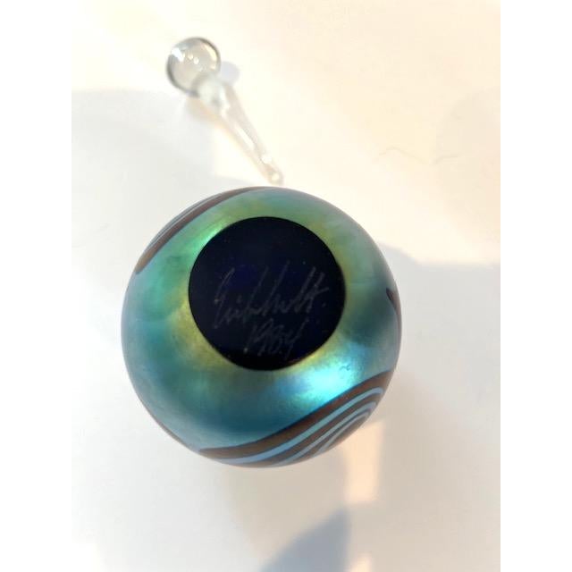 Glass 1990s Robert Eickholt Art Glass - 5 Pieces For Sale - Image 7 of 7