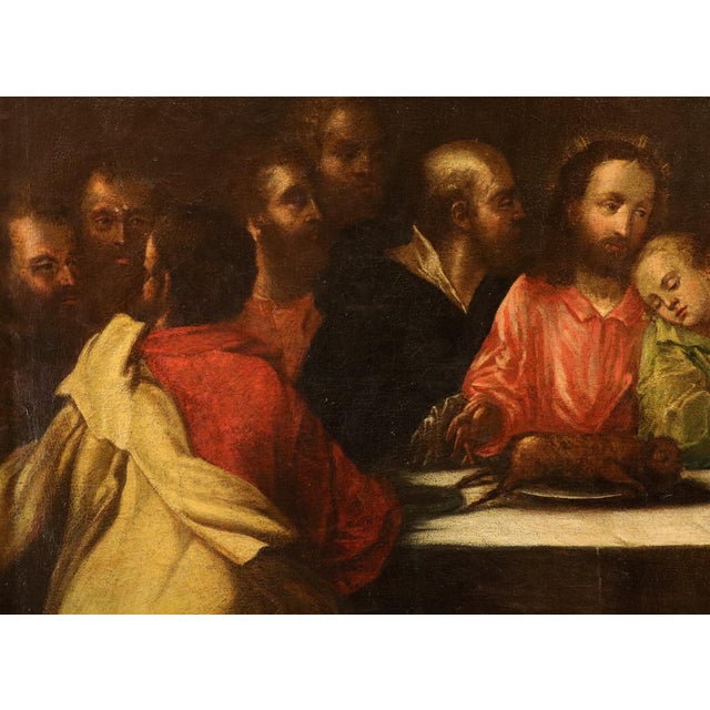 Pieter De Witte, The Last Supper, 1680, Oil on Canvas For Sale - Image 9 of 14