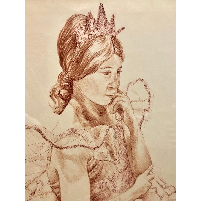 Girl in Ballerina Dress, c. 1970 Color lithograph printed on wove paper, hand signed in pencil and numbered 22/75, with...