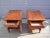 Brown Vintage Pair Harden Solid Cherry 2 Tier End Tables Nightstands For Sale - Image 8 of 11