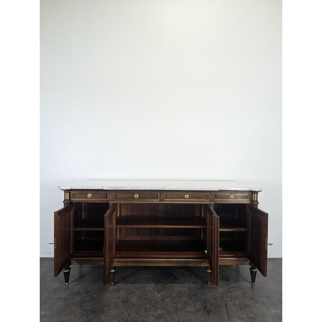 Louis XVI Style Sideboard in Mahogany For Sale - Image 5 of 12
