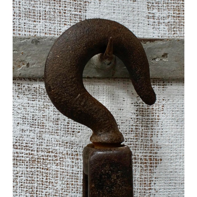 A Large Cast Iron Pulley Wheel. Made from Cast Iron, very heavy & well constructed. The pulley wheel spins well and the...