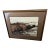 1970s Dennis Frings Mixed-Media Winter Landscape Lithograph- Original Loma Studio Label For Sale