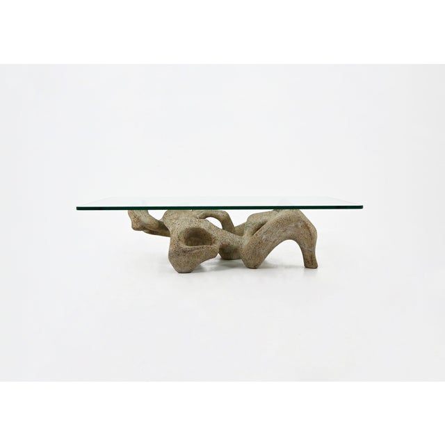 Mid-Century Modern Coffee Table attributed to Claudio Trevi, 1970s For Sale - Image 3 of 13
