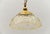 Amber-Colored Embossed Glass Lamp by Peill & Putzler, Germany, 1960s For Sale - Image 4 of 14