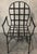 Early 21st Century Set of 2 Garden or Dinning Armchairs in Black Wrought Iron, Indoor & Outdoor For Sale - Image 5 of 18