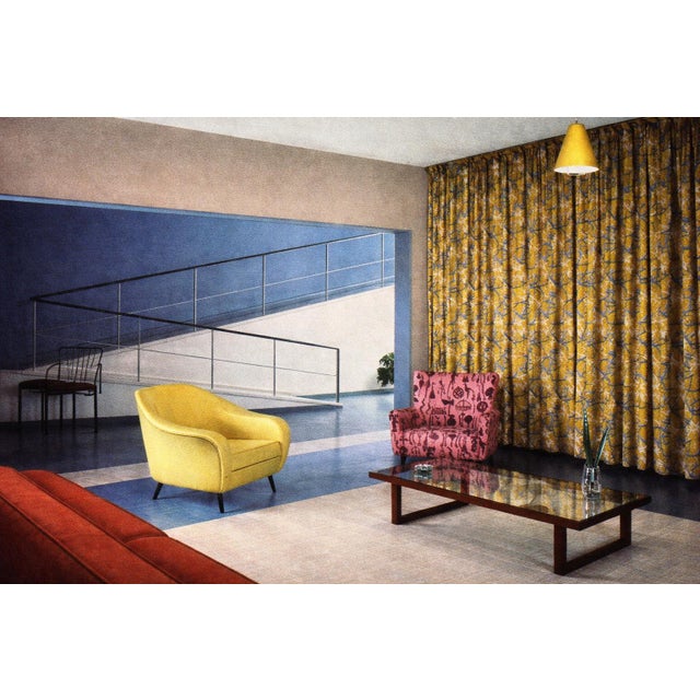 Curva Armchair With Tubular Legs in Bouclé by Joaquim Tenreiro for Langenbach & Tenreiro, Brazilian Modern, 1960 For Sale - Image 18 of 18