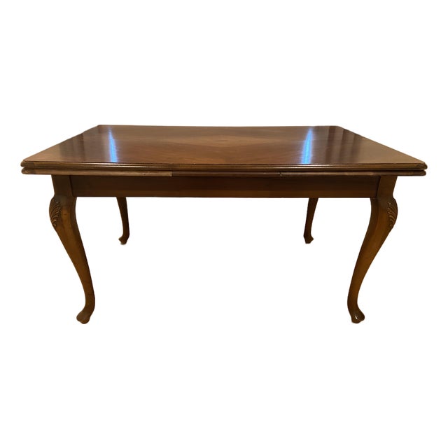 Antique Queen Anne Dining Table For Sale