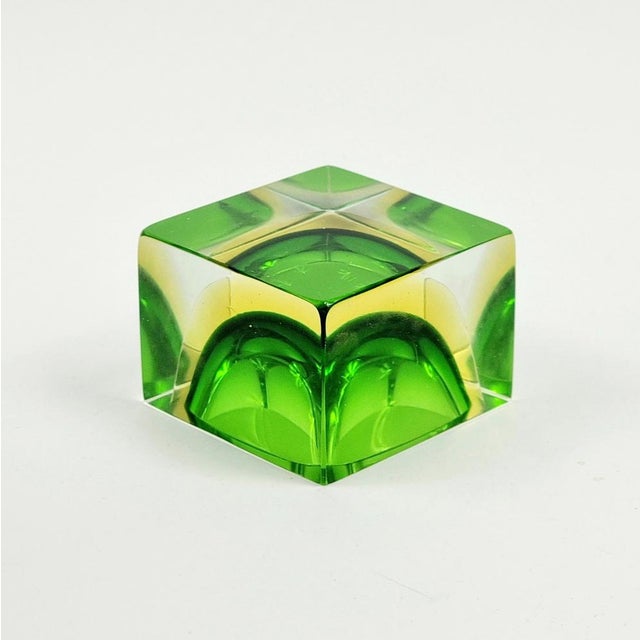 Mid-Century Modern Sommerso Murano Glass Catchall by Flavio Poli for Seguso Vetri Darte, Italy, 1970s For Sale - Image 6 of 8