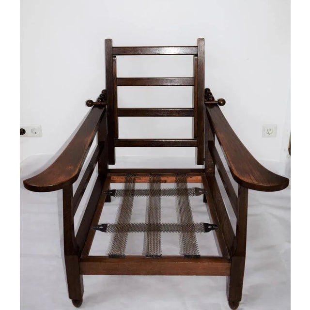 Lounge Chair attributed to Hugo Gorge, 1920s For Sale - Image 6 of 11