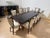 Cream Art Deco Dining Chairs in Lacquer & Alcantara, Paris, 1930, Set of 10 For Sale - Image 8 of 18