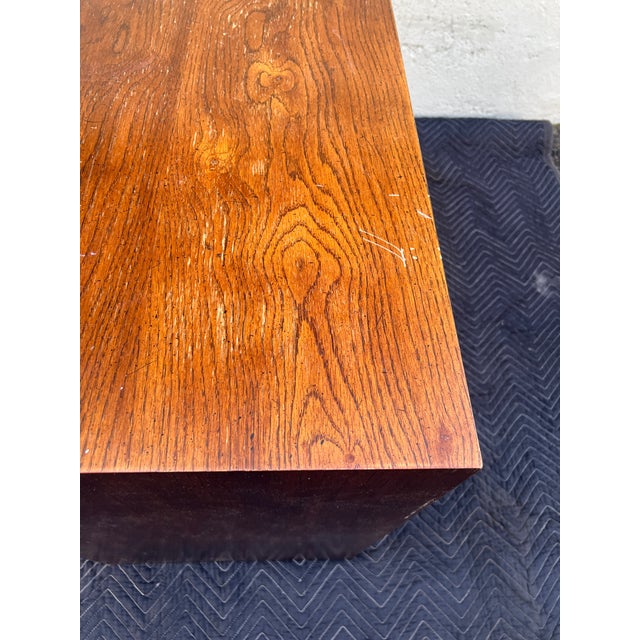 Late 20th Century Henredon Campaign Desk or Console Table For Sale - Image 9 of 12