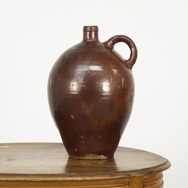 Ceramic 19th Century German Earthenware Jug or Vase For Sale - Image 7 of 11