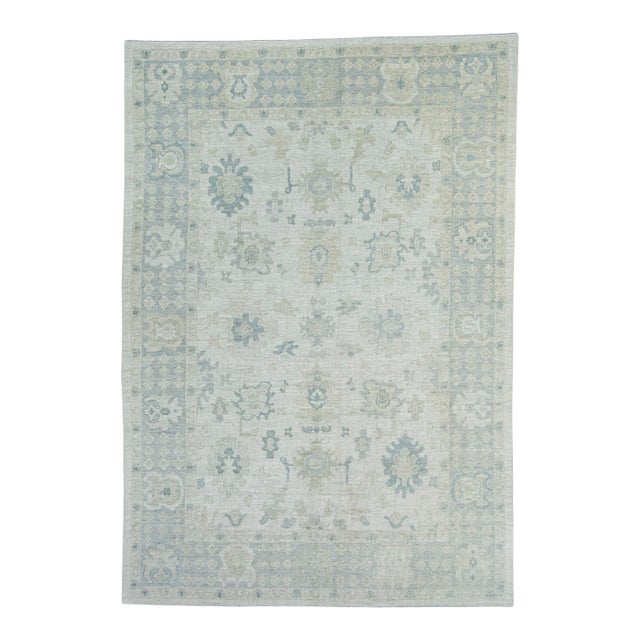 Turkish Oushak Rug 8'10" x 12'9" #20354 For Sale