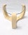 1970's End Tables by Karl Springer Faux Goatskin Brass For Sale In Philadelphia - Image 6 of 13