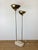 Art Deco Vintage 1980s Brass Lotus Floor Lamp Chinoiserie / Hollywood Regency Style For Sale - Image 3 of 13