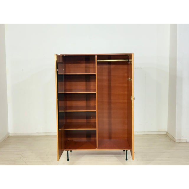 Vintage Wardrobe in Pine, 1960s For Sale - Image 3 of 12