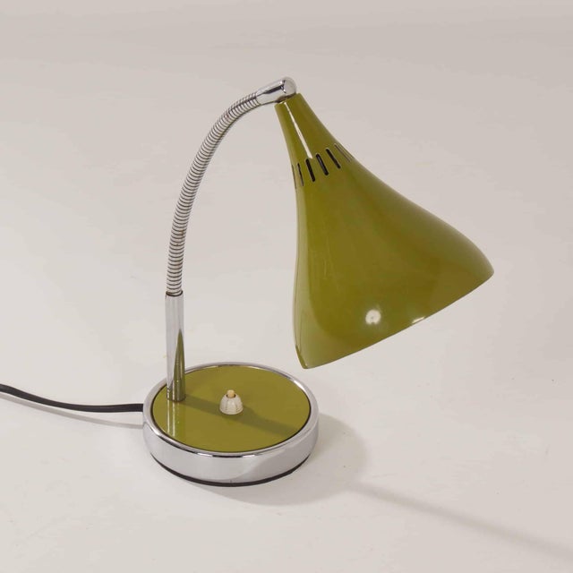 Green Desk Light, Florence, Italy, 1960s For Sale - Image 3 of 11